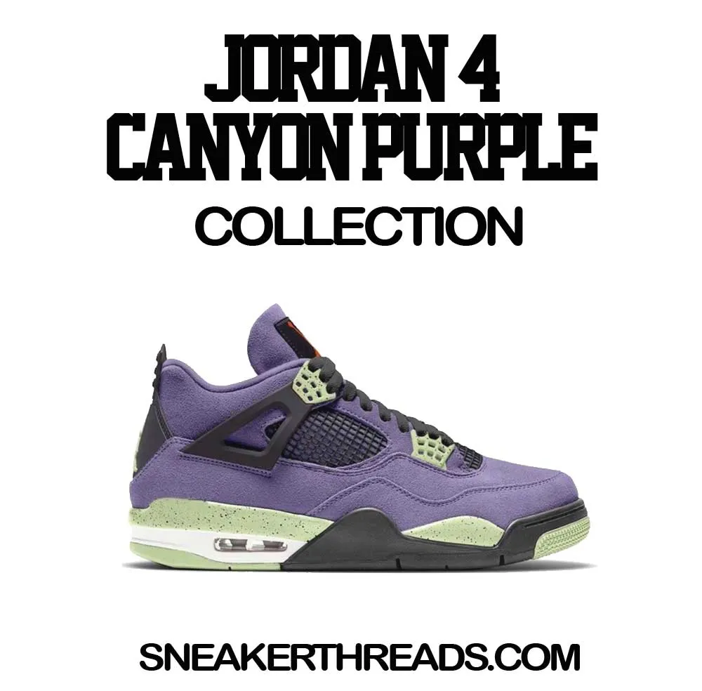 Retro 4 Canyon Purple Trust Issues Shirt