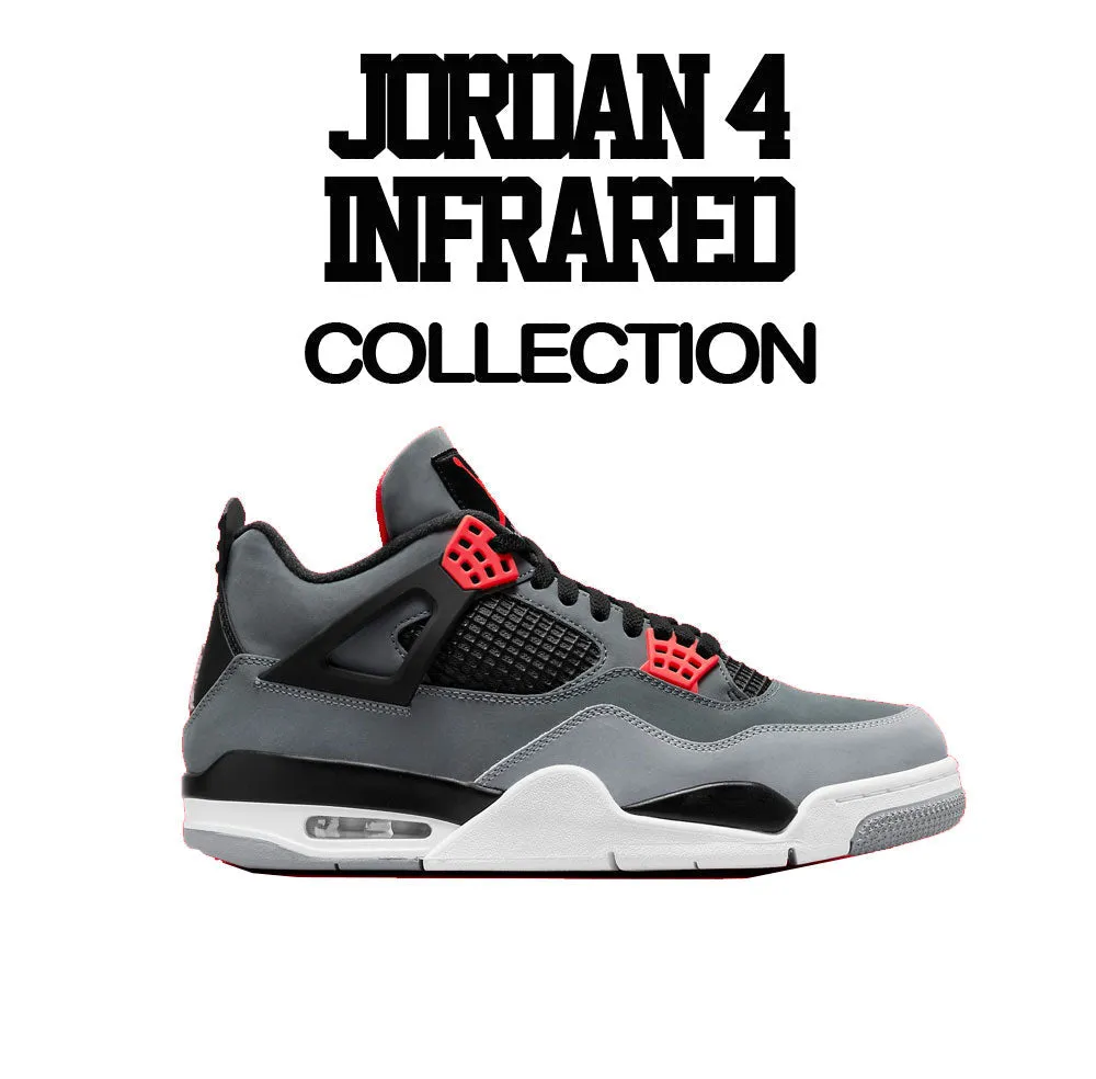 Retro 4 Infrared Shirt - Money Mike - Black