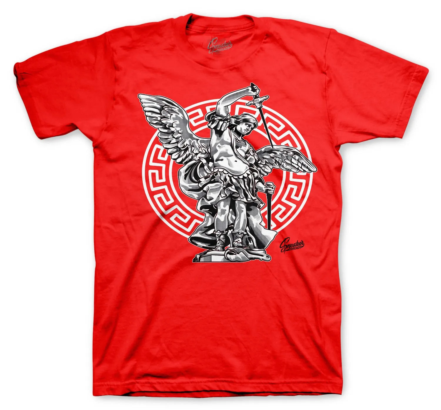 Retro 5 Raging Bull Shirt -ST Michael - Red