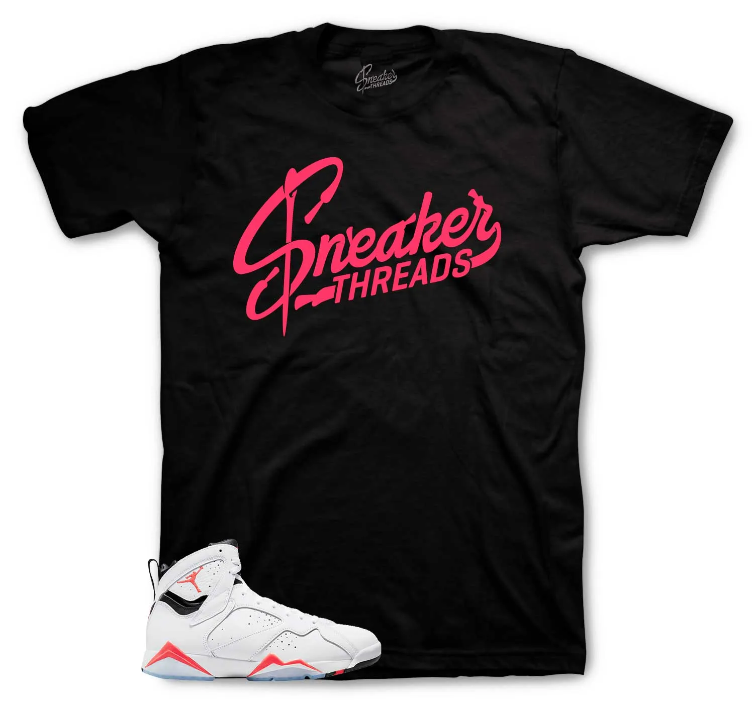 Retro 7 Infrared Shirt - ST Logo - Black