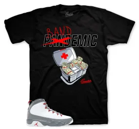 Retro 9 Fire Red Bandemic Shirt