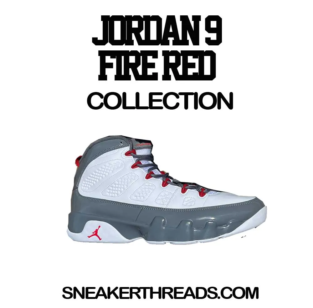 Retro 9 Fire Red ST Bear Shirt