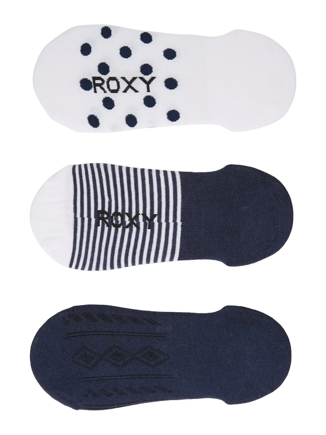 ROXY Ladies No Show Socks