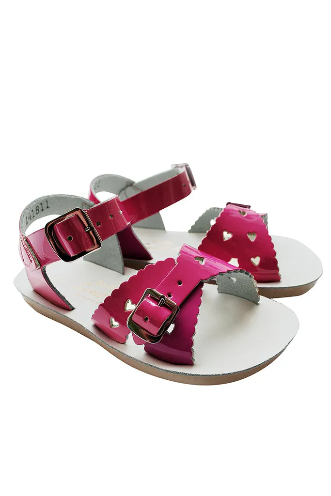 Sweetheart Sandals - Shiny Fuchsia