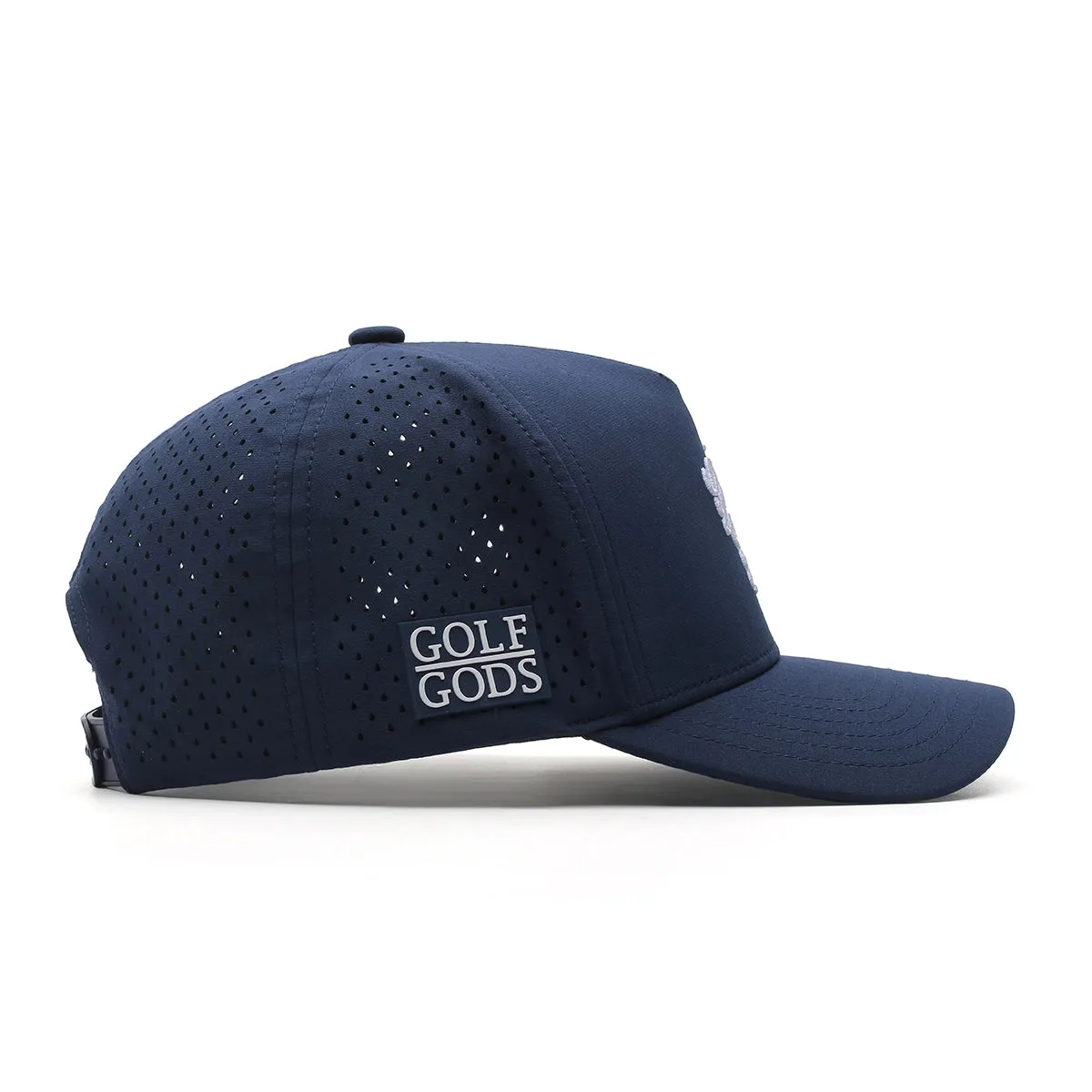 Premium Navy Blue TOUR PRO Golf Gods Script Hat with Curved Brim - Perfect for Golf Enthusiasts