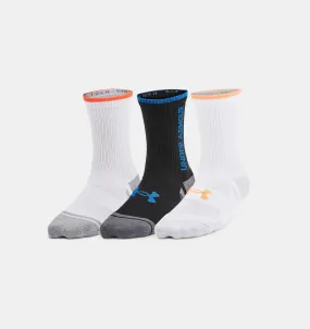 Under Armour Performance Tech 3 Pack Crew Socks Junior