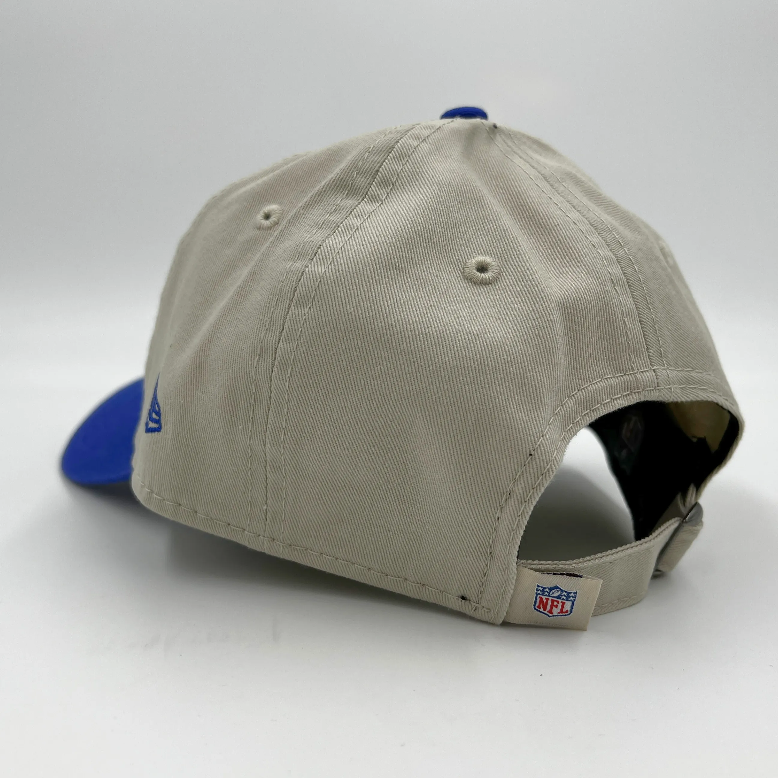 Women's Buffalo Bills Stone & Royal With Retro Logo Adjustable Hat