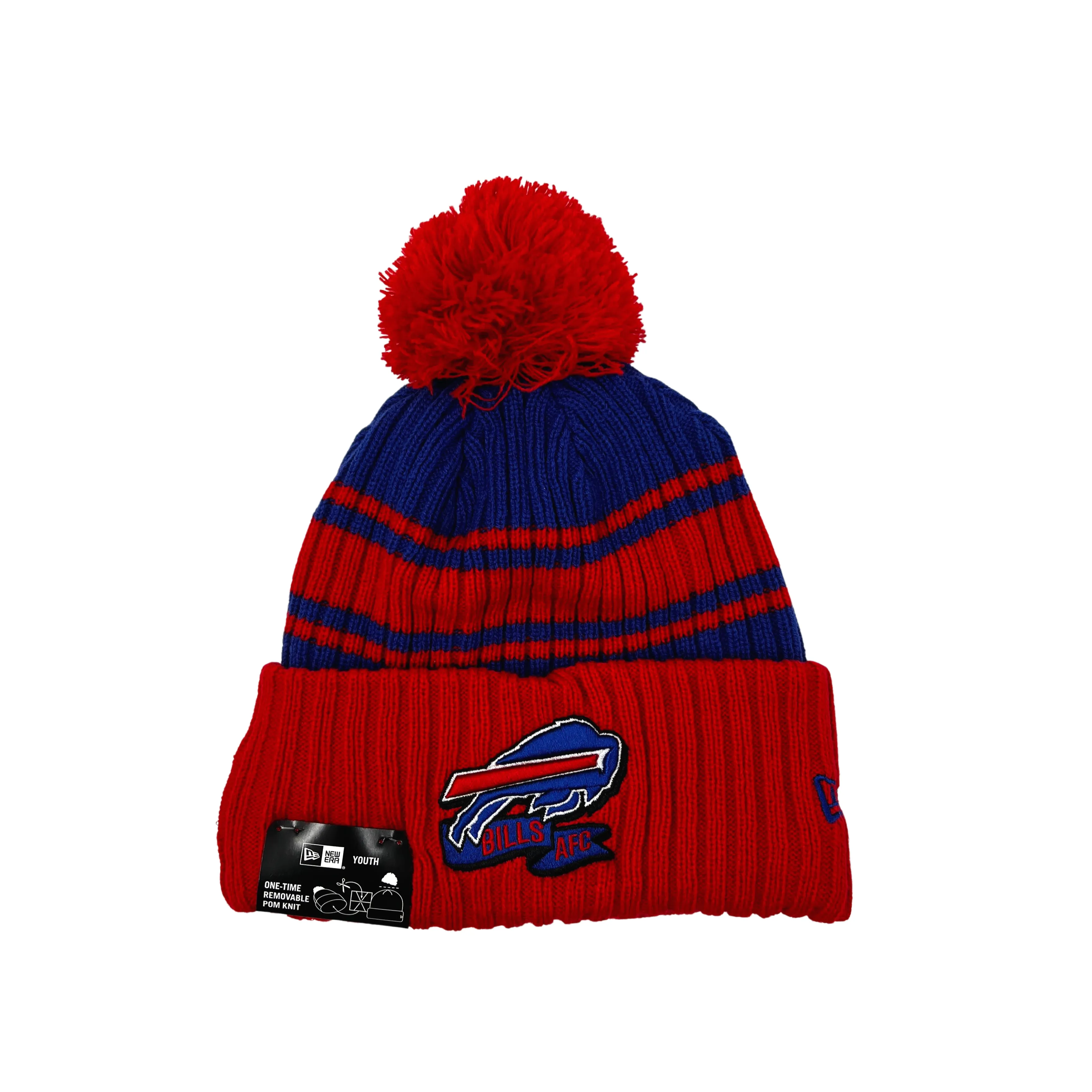 Youth Buffalo Bills Red and Blue Sideline Knit Hat